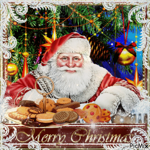 Kekse für den Weihnachtsmann - GIF เคลื่อนไหวฟรี