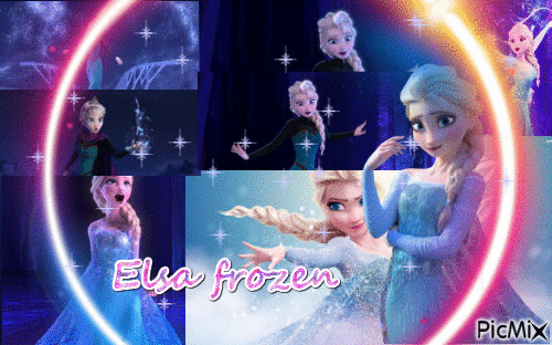 Elsa, Frozen - GIF เคลื่อนไหวฟรี