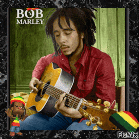 Bob Marley - Ilmainen animoitu GIF