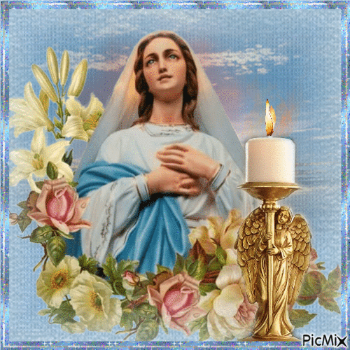 Hl. Jungfrau Maria - Gratis geanimeerde GIF