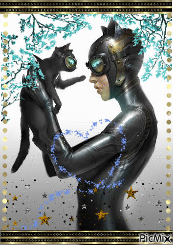 Catwoman - GIF animé gratuit