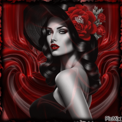Rojo y negro - Ilmainen animoitu GIF