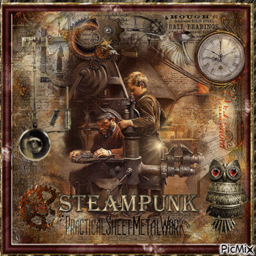 Steampunk - Ilmainen animoitu GIF