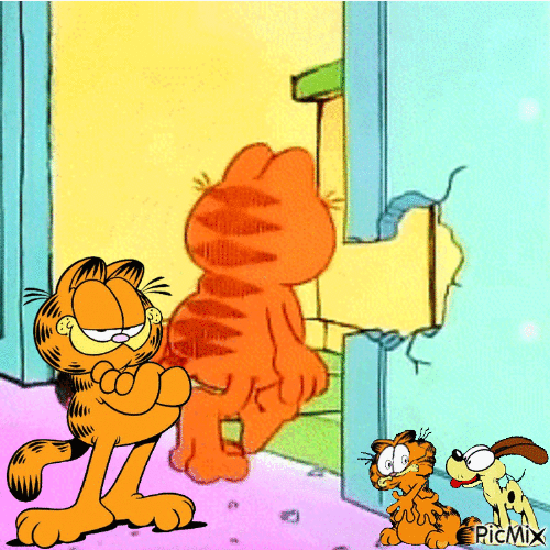 Garfield Kidcore - Darmowy animowany GIF