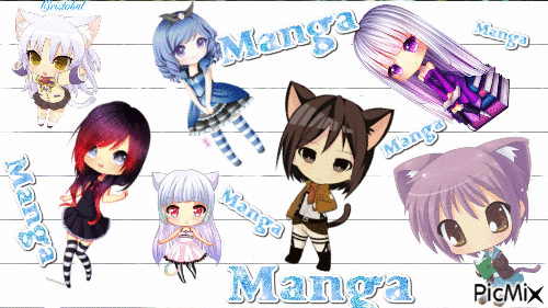 Manga - GIF เคลื่อนไหวฟรี