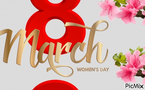 8 march women's day - δωρεάν png