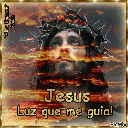 Jesus luz que me guia - Безплатен анимиран GIF