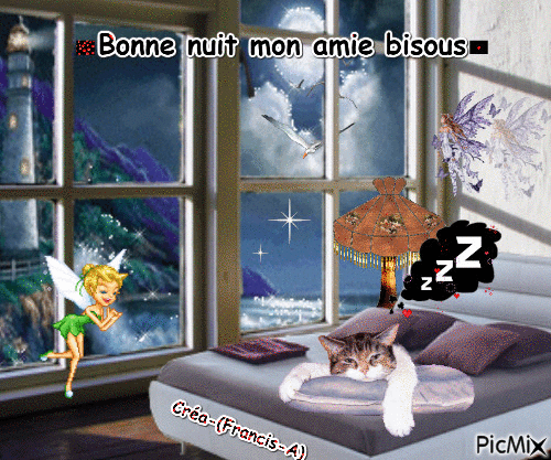 Bonne Nuit - Безплатен анимиран GIF
