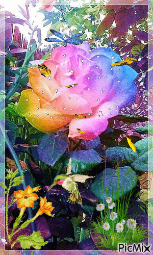 Rosa arcobaleno - Ücretsiz animasyonlu GIF