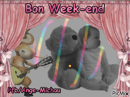 Bon Week-end - Gratis animerad GIF