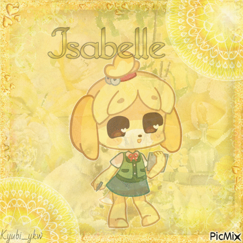 Isabelle - Nemokamas animacinis gif