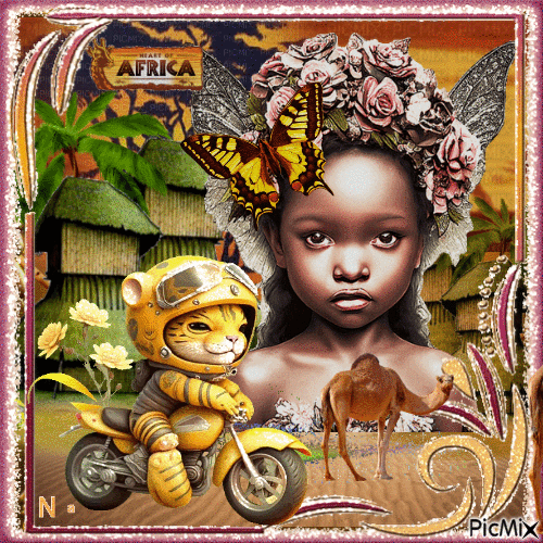 "Fantasy africaine" - GIF animé gratuit