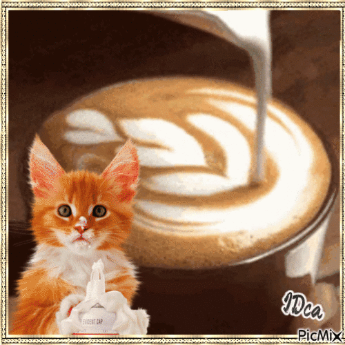!Cappuccino - GIF animado grátis