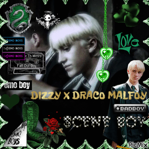 dizzy x draco malfoy - Ingyenes animált GIF