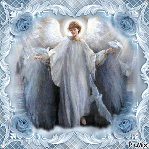 L 'Ange d'après l'Artiste Mary Baxter St Clair - Besplatni animirani GIF