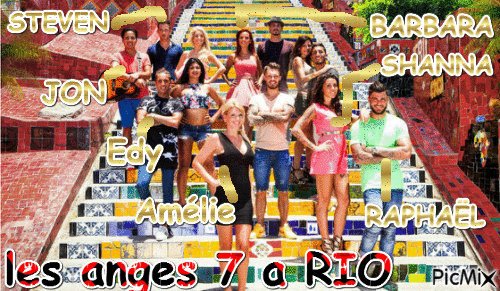 Quelle que ange 7 a RIO - GIF animado grátis