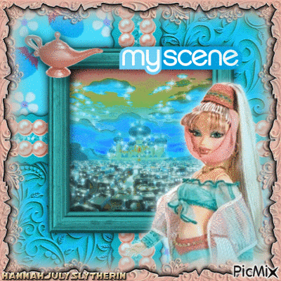 {My Scene - Fancy Genie of the Lamp} - 免费动画 GIF