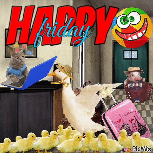 Happy Fridat - Animovaný GIF zadarmo