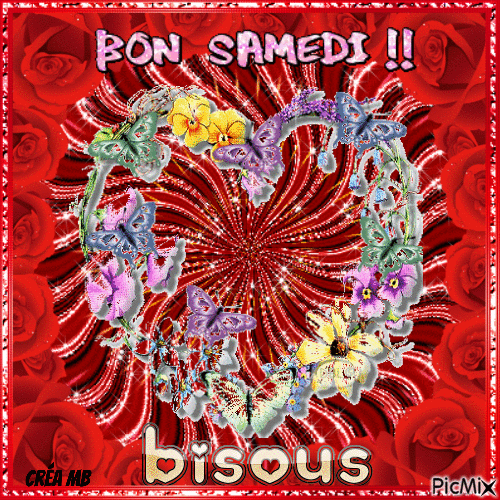 bon Samedi - Darmowy animowany GIF