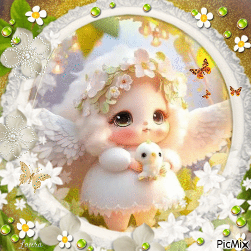 Doll angel Laurachan - GIF animado gratis