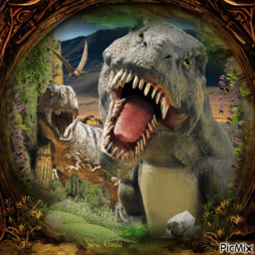 Dinosaurus - GIF animado gratis