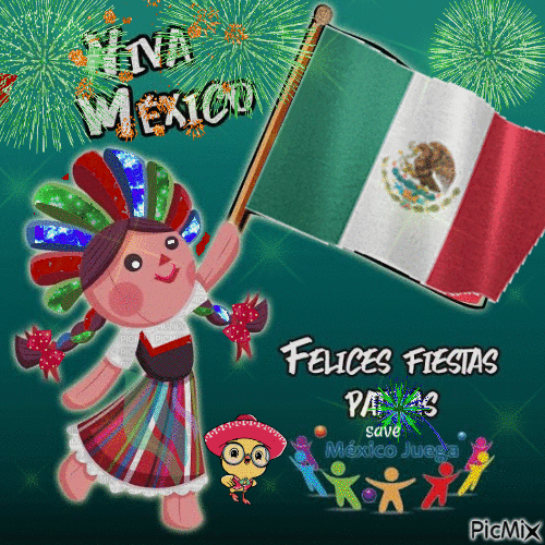 VIVA MEXICO - Ilmainen animoitu GIF