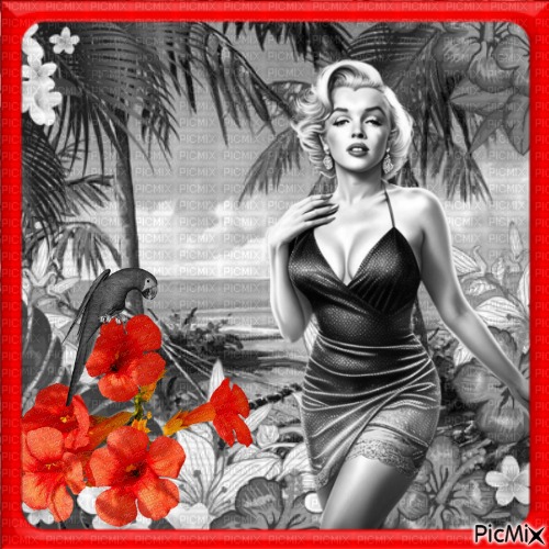 Marylin Monroe - Tropicale. - png ฟรี