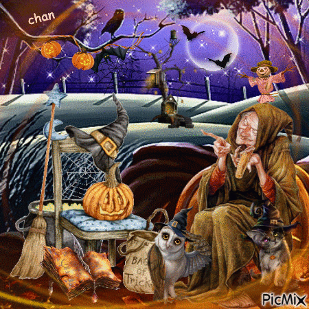 Happy Halloween laurachan - Gratis geanimeerde GIF