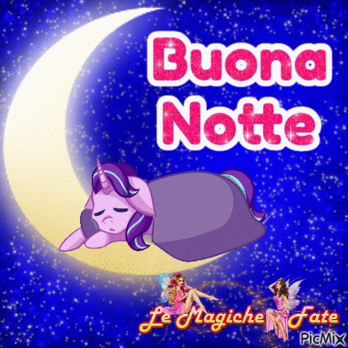 Buona Notte - GIF animé gratuit