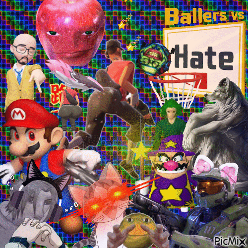 BALLERS VS HATE - Darmowy animowany GIF