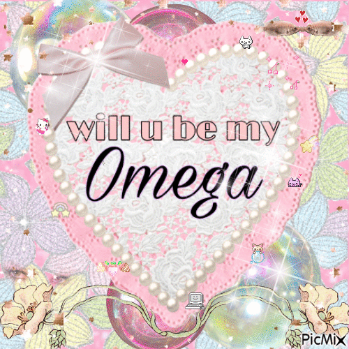 will u be my omega?? - Free animated GIF