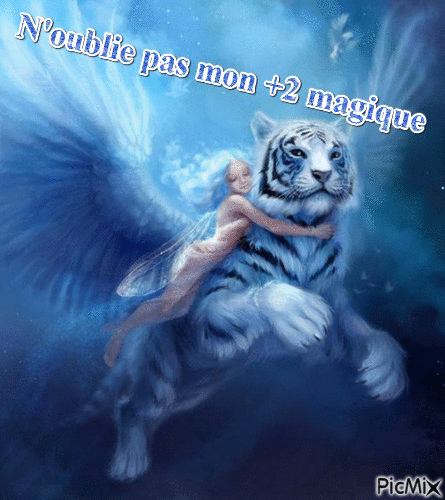 Tigre Féerique - GIF animado gratis