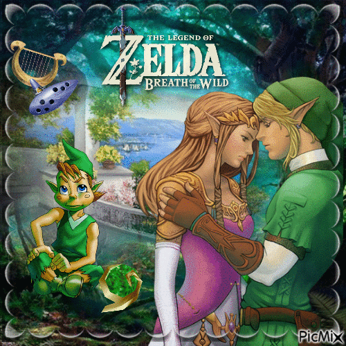 The legend of Zelda breath of the wild - Nemokamas animacinis gif