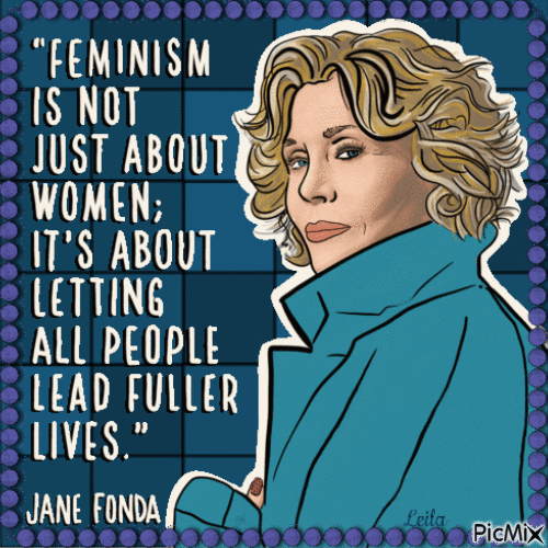 Jane Fonda. - Zdarma animovaný GIF