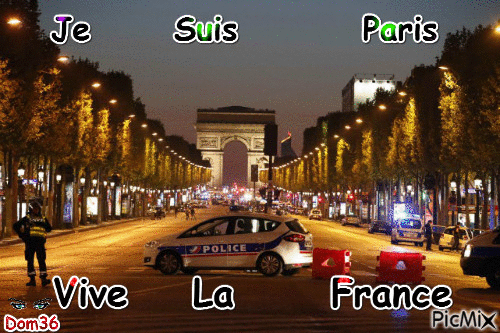 Champs Elysée - GIF animasi gratis