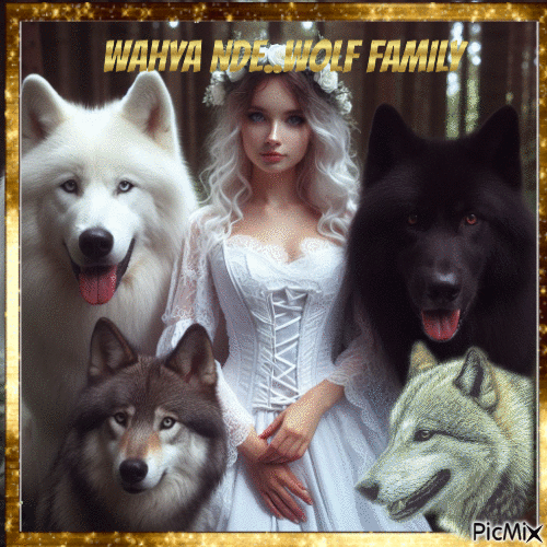 WAHYA NDE WOLF FAMILY - 無料のアニメーション GIF