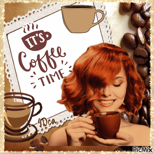 IT'S' Coffee time - Ilmainen animoitu GIF