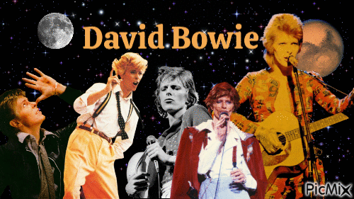 Bowie... - GIF animado grátis