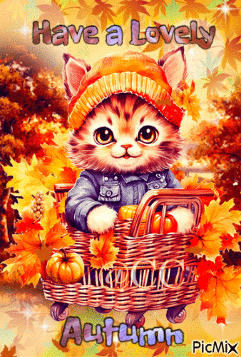 Have a lovely autumn - Animovaný GIF zadarmo