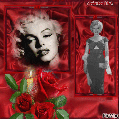 Marilyn Monroe par BBM - Nemokamas animacinis gif
