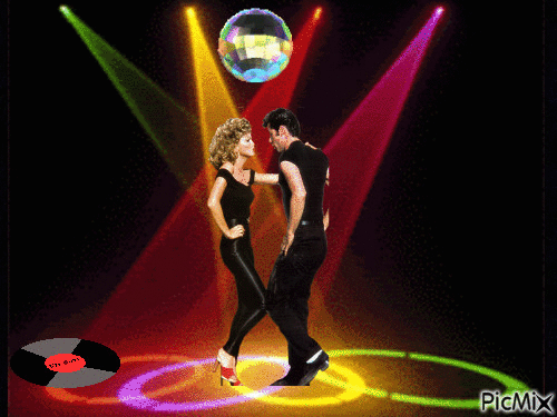 Staying Alive from the 1970's - GIF animado gratis