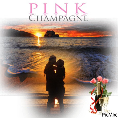 Pink Champagne - 免费PNG