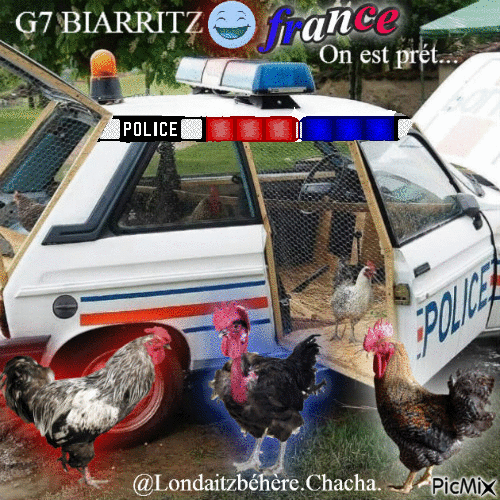 Police G7 - Animovaný GIF zadarmo