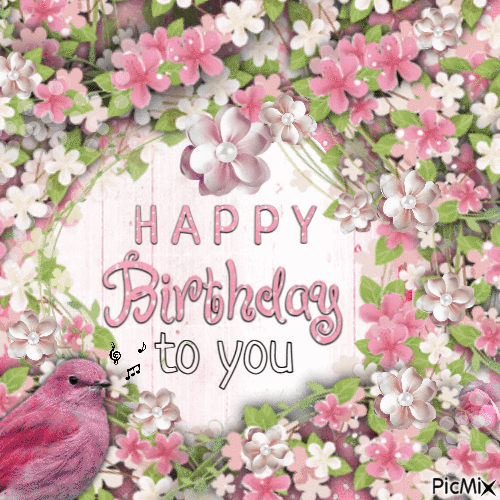 Happy birthday to you - GIF animasi gratis