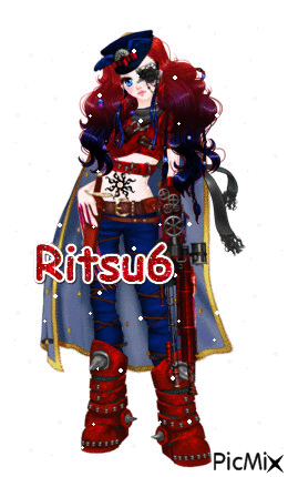 Ritsu - Gratis animeret GIF