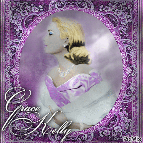 Grace Kelly,Art - Zdarma animovaný GIF