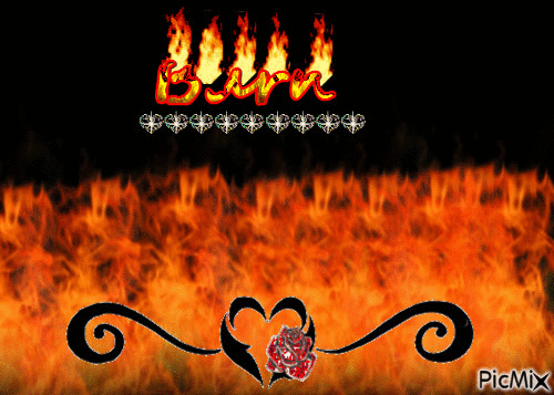 Burn - Bezmaksas animēts GIF