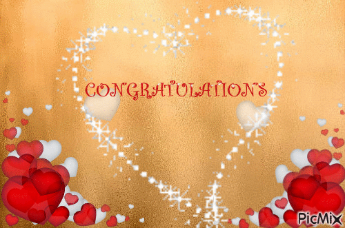 Congratulations Valentine - Free animated GIF