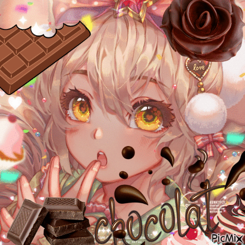 le chocolat - Gratis animerad GIF