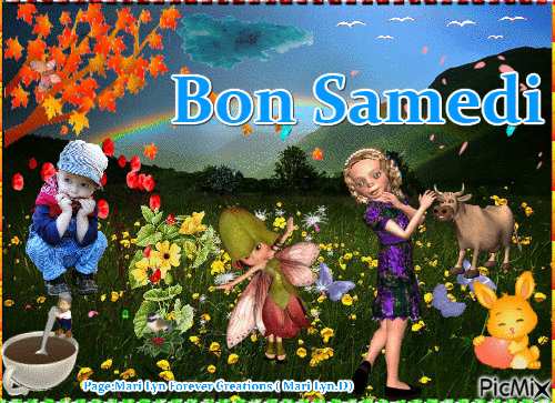 bon samedi_mary - Бесплатный анимированный гифка